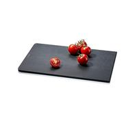 Continenta Planche à découper Duracore 34,5 x 24 x 0,7 cm, fibre de bois haute résistance recyclée, Noir