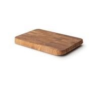 Continenta Planche à découper en bois de chêne, bois de bout, biseautée, 32,5x21,5x3cm