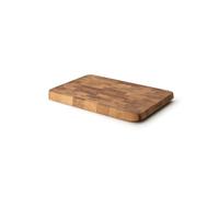 Continenta Planche à découper en bois de chêne, bois de bout, biseautée, 38x25x3cm