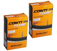 Continental 181941 Packs de Chambres à air Unisexe, Noir, 700 x 32-47c