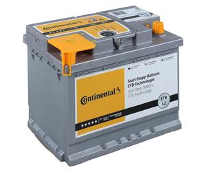 CONTINENTAL 2800012000280 Batterie auto EFB 12V 60Ah 560A droite 242x175x190 mm