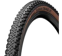 Pneu gravel continental terra trail 700 mm tubeless ready souple protection blackchili compound flancs marrons transparent e bike e25