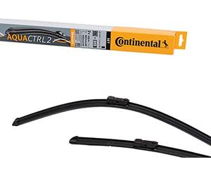 Continental AQUACTRL 2 Lot de 2 balais d'essuie-glace avant 2800011204280 650/400 mm, Noir