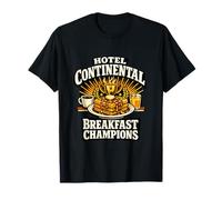 Continental Breakfast Champions Funny Vacation Hotel Travel T-Shirt