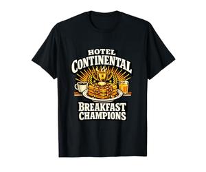Continental Breakfast Champions Funny Vacation Hotel Travel T-Shirt