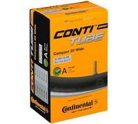 Continental Chambre à air pour vélo de course Compact 20 50/62-406 Valve Schrader 34 mm Noir