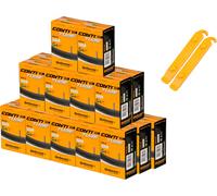 Continental Chambre à Air VTT 26 - 25 pièces + 2 démonte-pneus gratuits noir