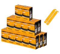 Continental Chambre à Air VTT 29 - 25 pièces + 2 démonte-pneus gratuits noir