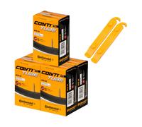 Continental Chambre à Air VTT 29 - 5 pièces + 2 démonte-pneus gratuits noir