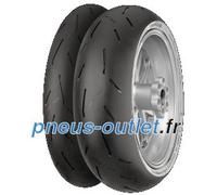 Continental ContiRaceAttack 2 ( 120/70 ZR17 TL 58W M/C, Composé de caoutchouc SOFT, Roue avant )