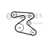 Continental Ctam 6PK1873K1 Ensemble Courroie de Ceinture pour VW Fox Skoda Seat