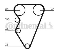 CONTINENTAL CTAM CT708K1 Kit de distribution pour FSO,LOTUS,MG,ROVER