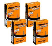 Continental de cyclisme Race 181781 28 Chambre à air, Chambre à air, Race 28, noir, 700 C Lot de 4