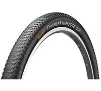 Continental - Double Fighter II - Pneu VTT reflex - Noir - 26 x 1.9 (Ref: CTM516)