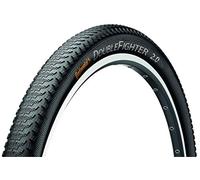 Continental DoubleFighter III Bicycle Tire Unisex-Adult, Noir, 26", 26 x 1.90