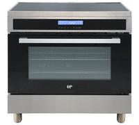 Continental Edison CECPI9060IXD Induction 5 foyers Silver
