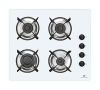 Continental Edison – Table de cuisson au gaz CECTG4VW1 – 4 foyers – 59,4×52,3 cm – Blanc