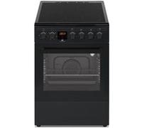 Cuisinière vitrocéramique CONTINENTAL EDISON CECV50FCB - 4 feux - L49.5 x H82.7 xP58 cm - Noir