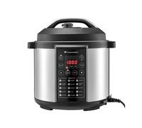 Continental edison - cemcsp1000i multi cuiseur sous pression 15 programmes 5, 7l 1000w noir & inox