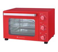 CONTINENTAL EDISON CEMF35R - Minifour électrique 35L rouge - 1500W - Rotissoire, Convection naturelle