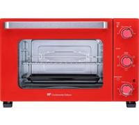 CONTINENTAL EDISON CEMF35R - Minifour électrique 35L rouge - 1500W - Rotissoire, Convection naturelle