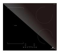 CONTINENTAL EDISON Table induction 4 zones CETI4ZFLEX3 - Flex - 7200W - 4 boosters - noir