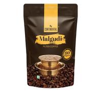 Continental Malgudi - Café Filtrant Traditionnel du Sud de l'Inde - 500 g (Lot de 1) - 80/20 - Rôtissage Moyen - Poudre - Café Machine Insert - Végétarien - Sans Allergènes - Cafféiné - Origine Inde
