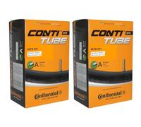 Continental MTB 29 Lot de 2 chambres à air valve Schrader 29 x 2,6-7,1 cm