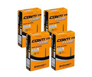 Continental Race 28 700 20 25 Lot de 4 valves presta de tube intérieur pour vélo 60 mm