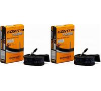 Continental Race Chambre à air Mixte Adulte, Noir, 28" (Lot de 2)