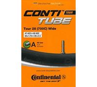 Continental Tour 0182121 28 Vélo Inner Tube Large Noir Noir