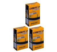 Continental Tour Lot de 3 chambres à air valve Schrader 28 x 3,8-4,4 cm