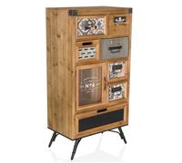 CONTINENTO S - Buffet Couleur Bois Foncé