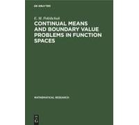 Continual Means And Boundary Value Problems In Function Spaces