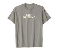 Continuez à Grandir : Art de Jardinage inspirant T-Shirt, Homme, Ardoise, M