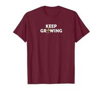 Continuez à Grandir : Art de Jardinage inspirant T-Shirt, Homme, Marron, XXL