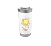 Continuez à grandir vers la lumière - Esthétique Soleil et Gobelet isotherme en acier inoxydable double paroi