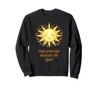 Continuez à Grandir vers la lumière - Esthétique Soleil et Sweatshirt
