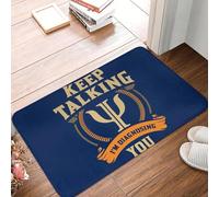 Continuez à Parler Je Vous diagnostique Un drôle de Symbole Psi Tapis de Sol antidérapant en psychologie Tapis pour Cuisine Maison Tapis de Sol
