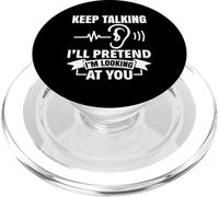 Continuez À Parler - La Conscience Des Personnes Aveugles PopSockets PopGrip pour MagSafe