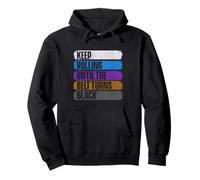 Continuez à Rouler jusqu'à ce Que la Ceinture devienne Noire - Jiu Jitsu Grappler Sweat à Capuche