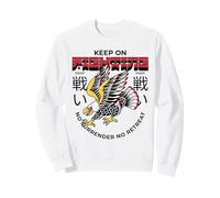 Continuez à Vous Battre - Pas de Reddition, Pas de Retraite (Eagle Graphic) Sweatshirt