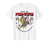 Continuez à Vous Battre - Pas de Reddition, Pas de Retraite (Eagle Graphic) T-Shirt