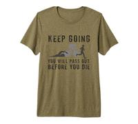 Continuez, Vous Allez Vous évanouir Avant de Mourir Triathlon T-Shirt Haut de Gamme