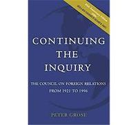 Continuing the Inquiry Peter Grose (Auteur)