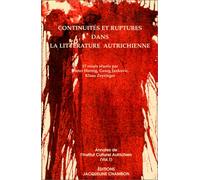 Continuité et ruptures dans la littérature autrichienne