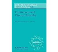 Continuous and Discrete Modules, London Mathematical Society Lecture Note Series Saad M. Mohamed (Auteur)