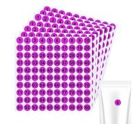 Continuous Number Stickers - 1-100 Round Colored Labels | Number Stickers | 7 Consecutive Numbers Labels | 1inch Tear Resistant Adhesive Decal 1 to 100 for Indoor Outdoor Locker Toolbox Classification