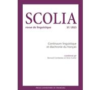 Continuum linguistique et diachronie du français
