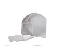 CONTITAL Couvercles Carton/Aluminium CR29L CA pour conteneurs en aluminium 4 portions - 100 pièces